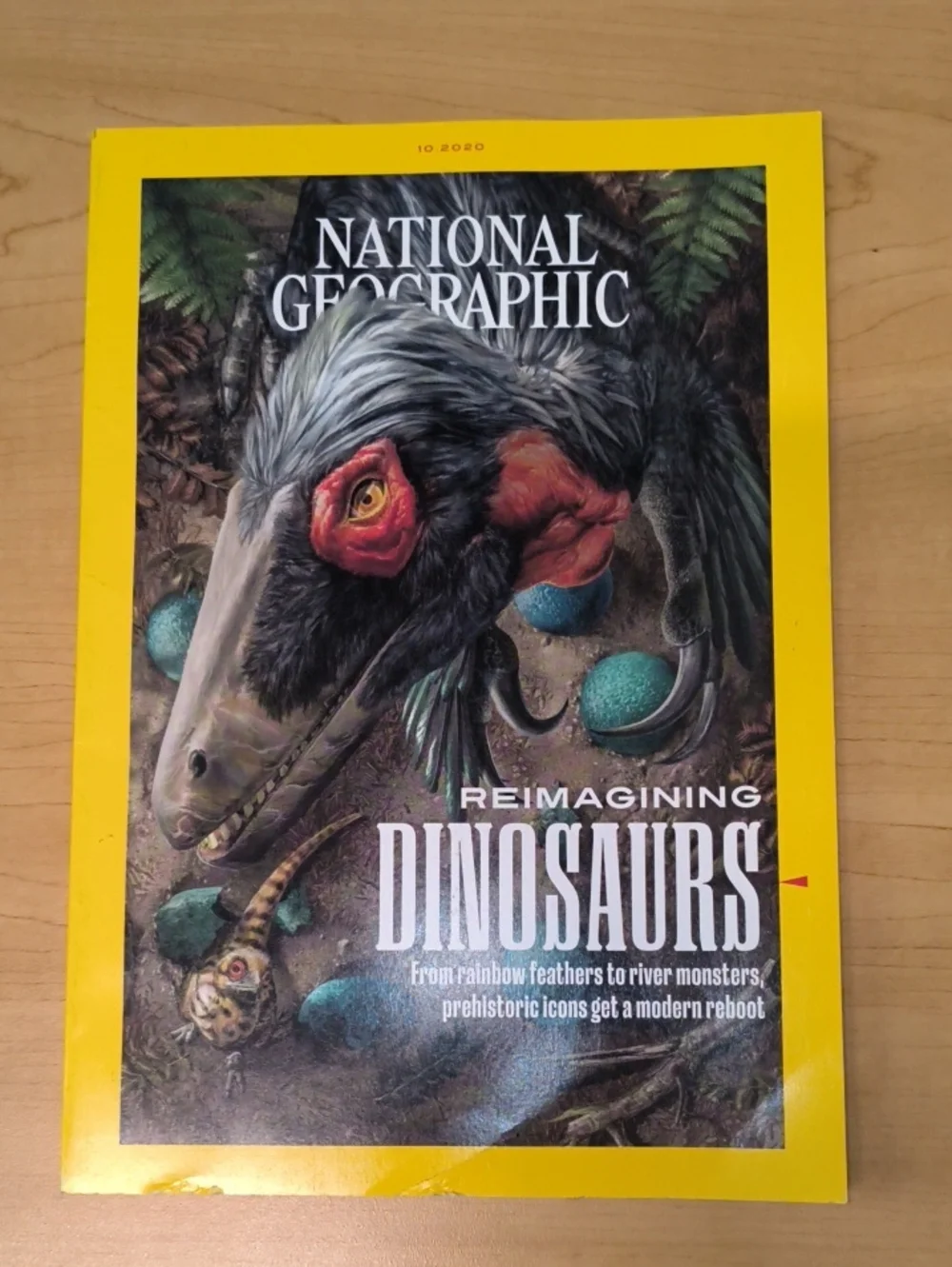 National Geographic October 2020 Reimagining Dinosaurs Magazine